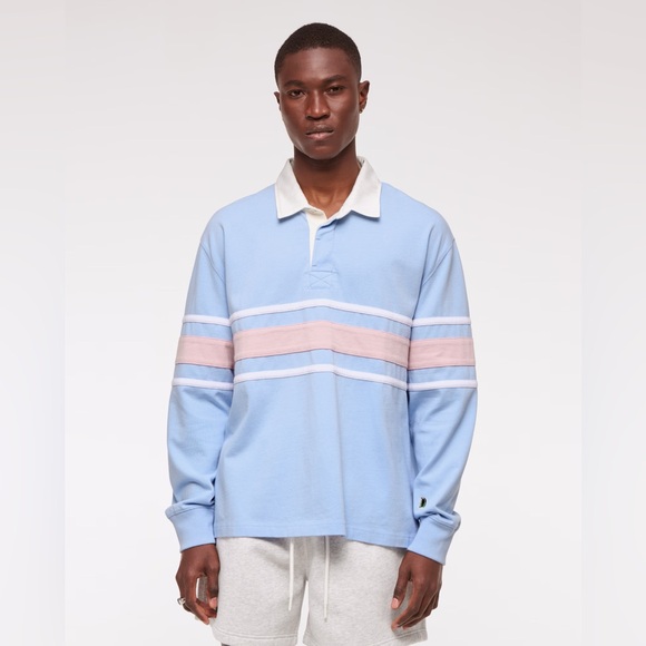 Abercrombie & Fitch Other - NWT Abercrombie x Danzy Design Studio Vol. 28 Long-Sleeve Danzy Rugby Polo XXXL